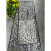 1/3Yards Luxury Sequin Beaded Lace Fabric Embroidered Tulle Mesh Fabric for Wedding Dress Evening Gown Bridal Party DIY Sewing