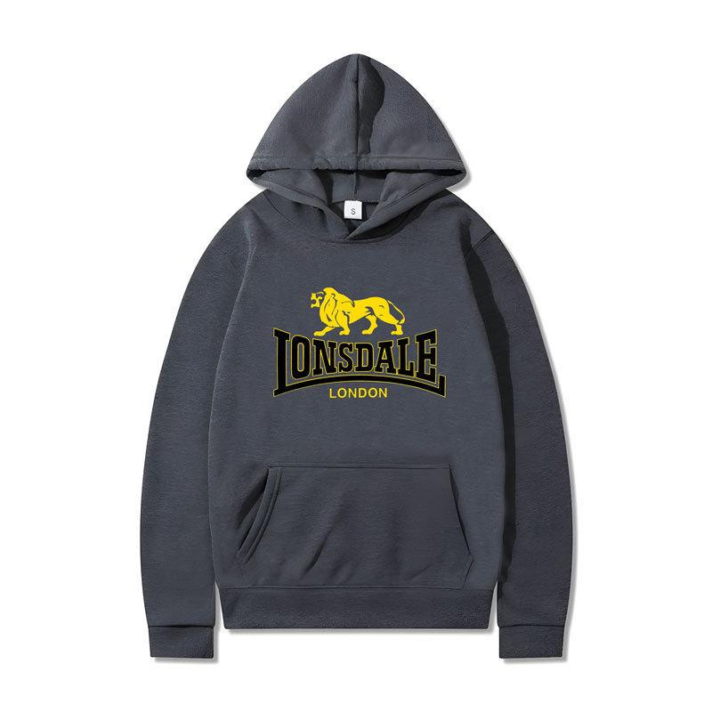 Autumn Winter Men's Women's Fashionable Warm Hoodies Casual Loose Sports Long Sleeved Lion Printed New Hoodies