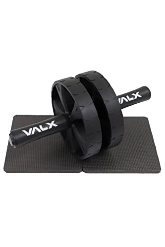 VALX Ab Roller, Ab Roller for Weight Loss, Strength Training, and Core Exercise, Double Wheels, Lightweight, Includes Mat