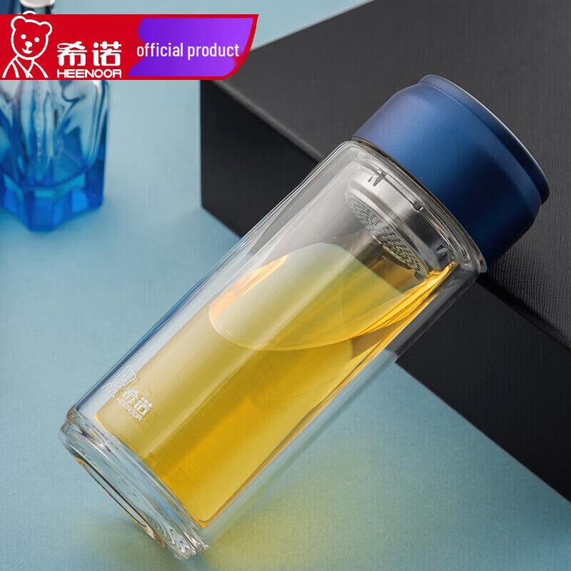 Heenoor Double-Layer Glass Tea Cup