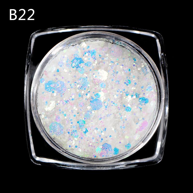 

Mtssii 1 коробка блестящая пудра с блестками украшения для ногтей УФ-гель-лак аксессуары DIY маникюрные инструменты фиолетовый