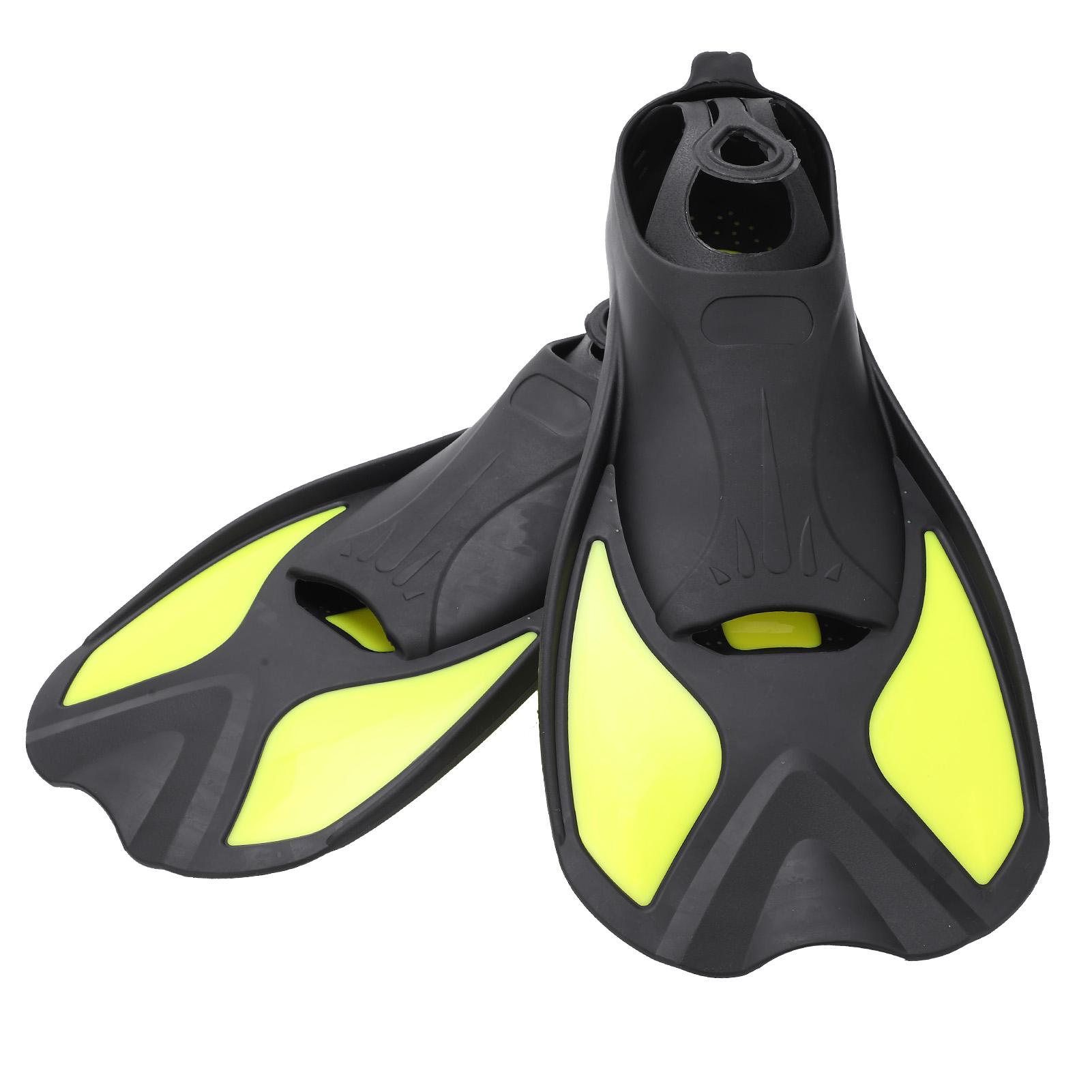 Outdoor Water Sports Swimming Fins Soft Snorkel Diving Fins Adult Man Woman Swim Shoes M