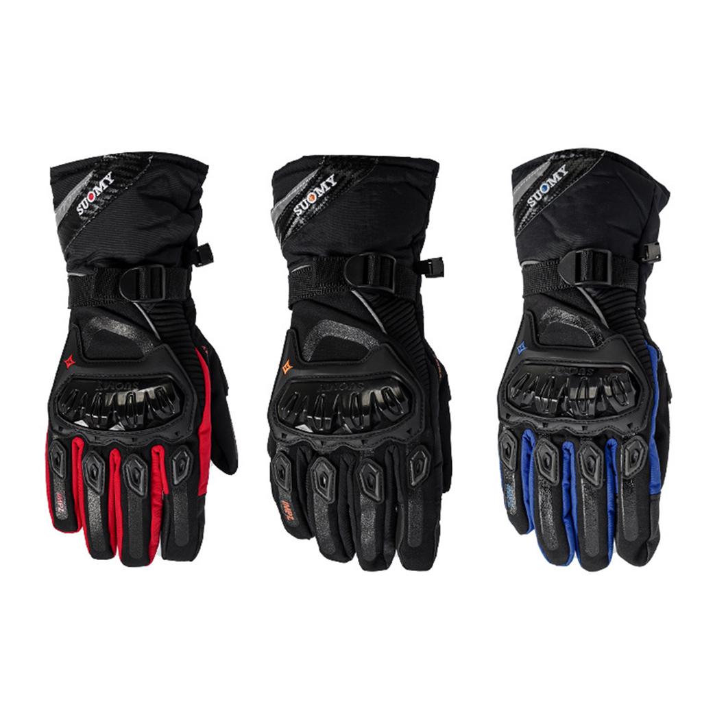 Gloves for Men Touch Screens Motorcycles Gloves with Hard Knuckle for Outdoor Sports Cycling Full Finger Gloves