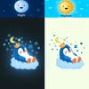 Glow-in-the-Dark Penguin Toilet Stickers Self-Adhesive Removable PVC Bathroom Decoration Wall Windows Car Decals