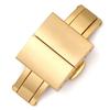 High Quality 316L Stainless Steel Butterfly Buckles 16mm 18mm 20mm 22mm Double Press Metal Clasps Rubber Band Deployment Buckle
