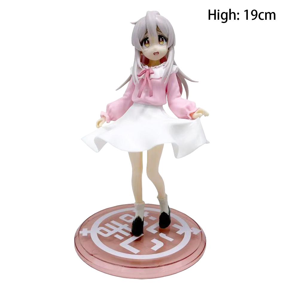 Onimai: I'm Now Your Sister! 19cm Oyama Mahiro Figure Pink Dress Anime Collectible Model Desk Decoration Statue Birthday Gift