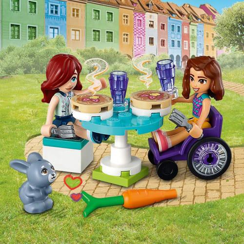 LEGO Friends Pancake Shop Toy Present Birthday Block Educational Christmas Girl Boys Children 6 Years Old 7 Years Old 8 Years Old 9 Years Old Pretend