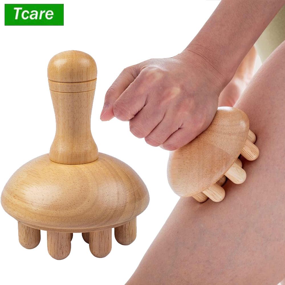 Wood Therapy Massage Tools Hand Wooden Body Brush For Cellulite Remove Deep Tissue Massager Pain Relief