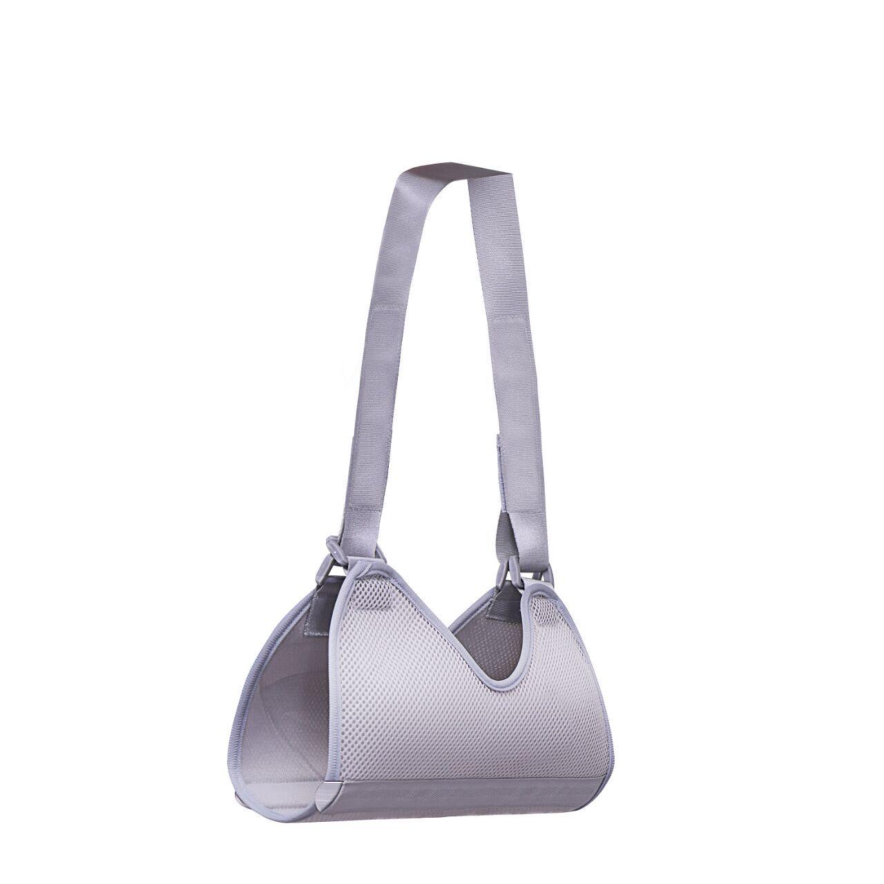 Регулируемый дышащий сетчатый стабилизатор запястья и предплечья для взрослых Standard светло-серый