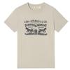 Levis Relaxed American Vintage Casual Double Horse Print Knit Short Sleeve T-Shirt Unisex Tops 004IT-0004