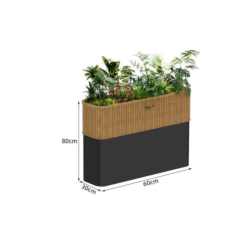 Outdoor Iron Art Planter Box