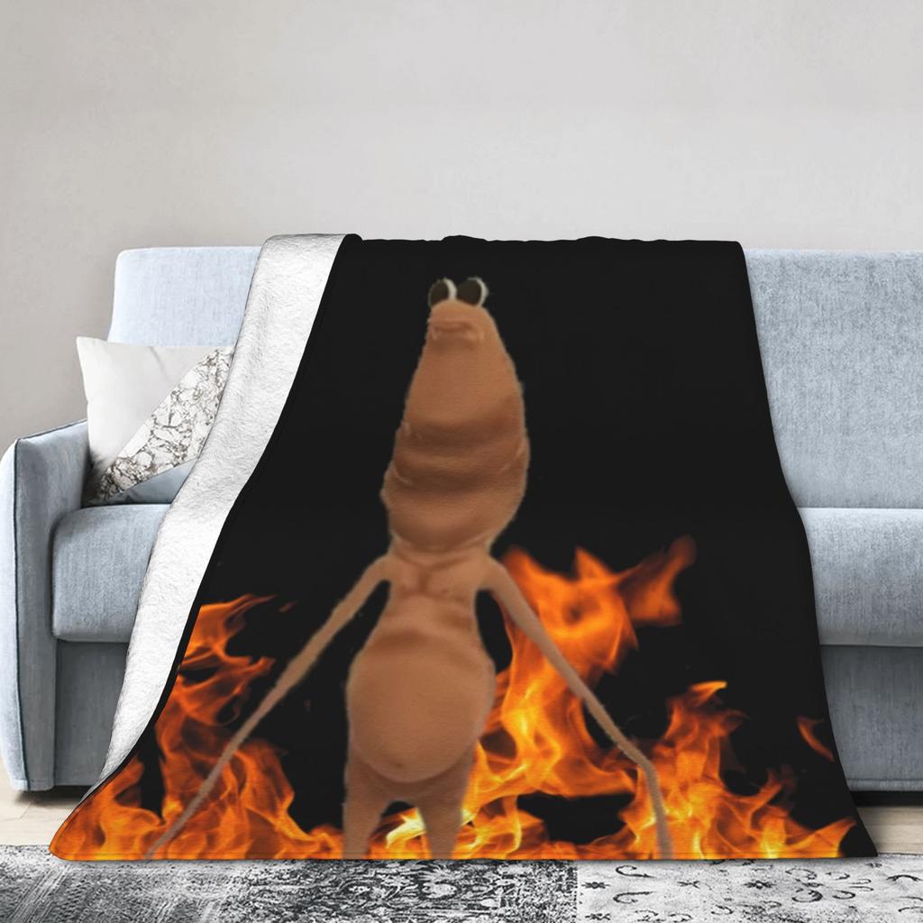 Funny Robert Help Marcus The Worm Accessories Blankets Soft Coral Fleece Plush Throw Blanket Cozy Rug Piece