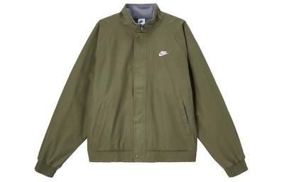 Club Jacket Men's Medium Olive Green/White FZ0657-222