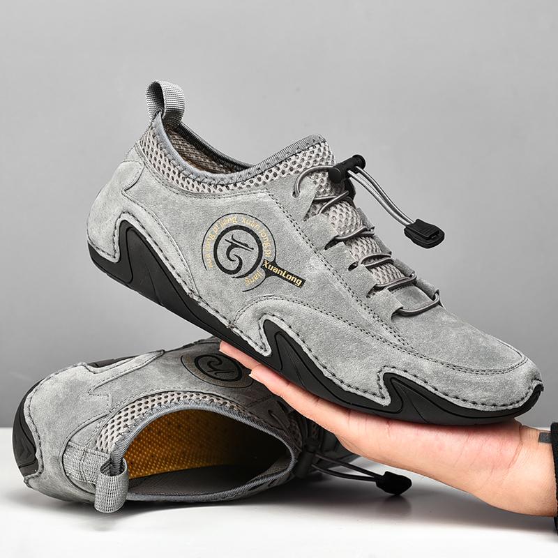 Fashion 2025 Loafers Shoes Men Outdoor Light Walking Breathable Summer Comfortable Casual Driving Shoes Mountaineering Travel Sneakers