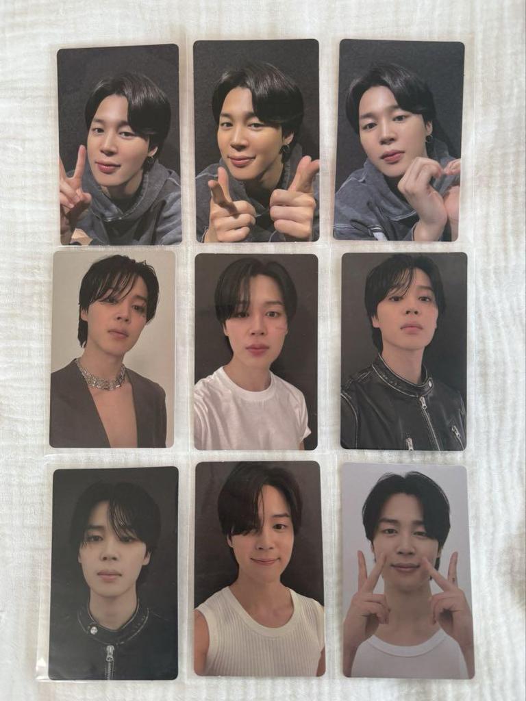 [USED] BTS Jimin FACE 2-piece set with trading card and bonus