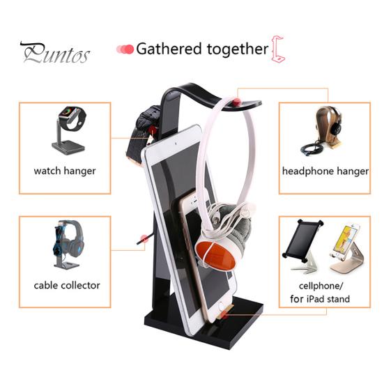 Универсальная акриловая подставка для хранения наушников и гарнитуры — фото 7