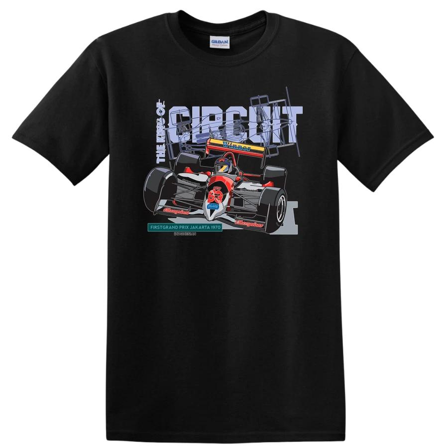 Race Car Circuit T Shirt - Jakarta 1970 Vintage Racing Tee for Motorsports Fans M