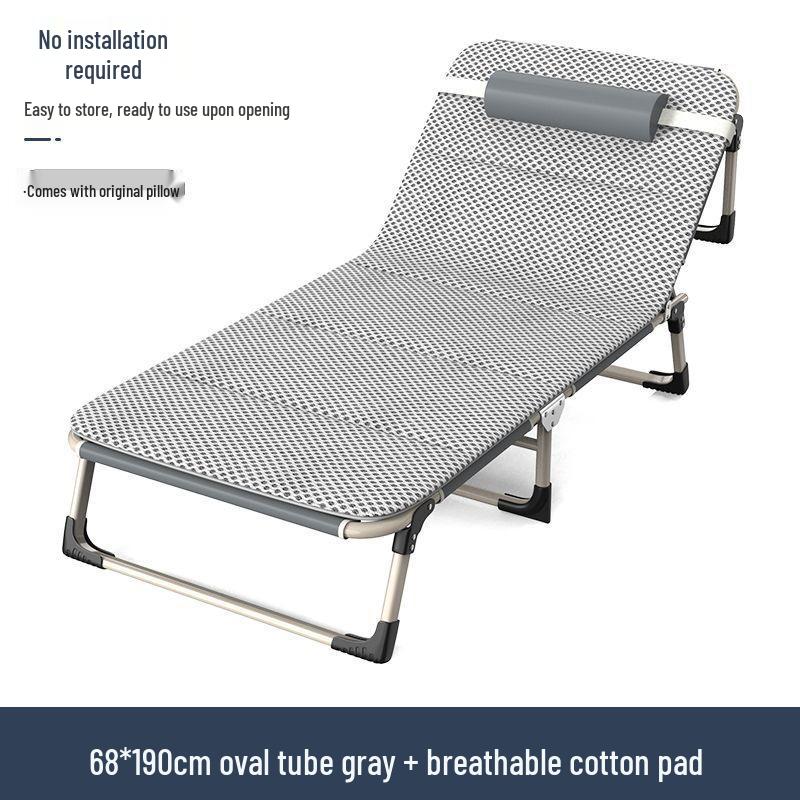 Multifunctional Single Bed Recliner: Perfect for Caregivers, Naps, Offices, Camps, and Rentals - Foldable and Compact.