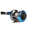 Portable Winter Ice Fishing Reel Wheel with Wire Outdoor Casting Tackle(Blue)