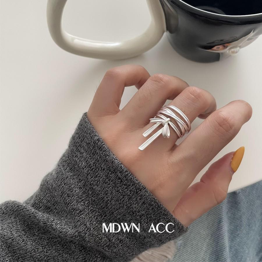 2025 New Luxe Retro Open Ring In S925 Sterling Silver with Double Pearls for Women