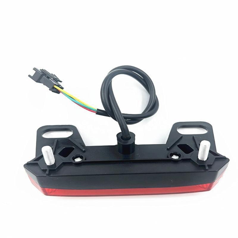 Rower Elektryczny Tylna Lampa Ostrzegawcza Wodoodporna LED Część do Motocykli Skuterów Łatwa Instalacja