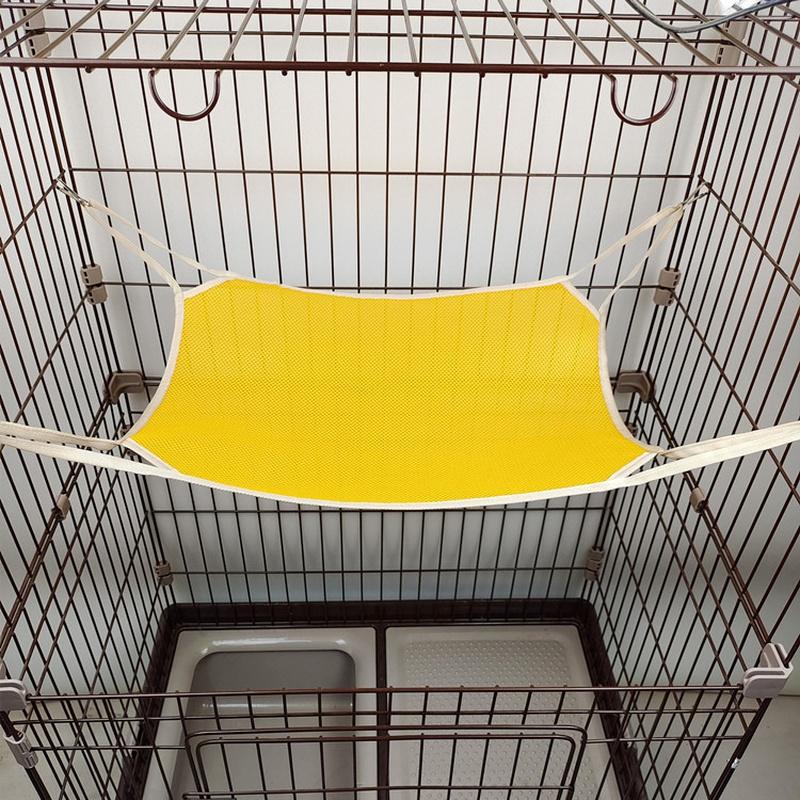 Cat Hanging Hammock Cat Bed Pet Cage Hammock with Adjustable Comfortable Cat Swing Kitten Climbing Frame Pet Supplies Dog Beds