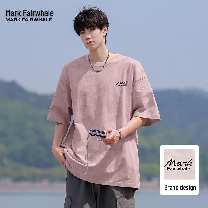 Mark Fairwhale Men s Tie-Dye Pure Cotton Loose Fit T-Shirt 3XL