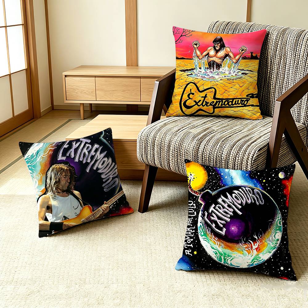 COOL Music EExtremoduro Selfadhesive Art Pillow Case Pattern Printed Pillowcase For Living Room Sofa Cushion Cover