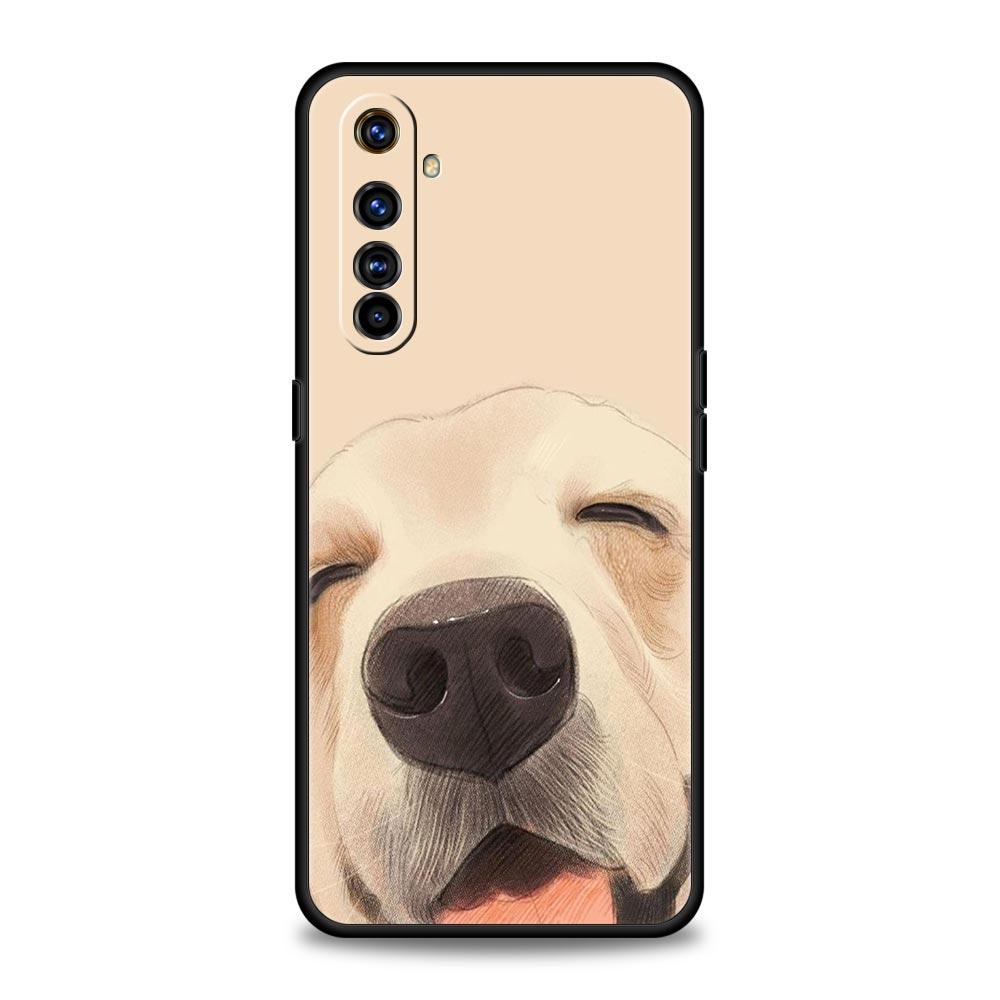 

Чехол для телефона Realme 12 11 10 9 8 5G 7 6 GT5 GT3 GT2 Pro C21 C25 C35 с изображением собаки Лабрадор Золотистый ретривер Для Realme GT Neo 2 3 3T 5 Чехол Realme 10 Pro
