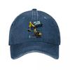 Excavator Quote Bold Art  New Vintage Washed Cotton Baseball Cap Sun Hats