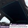 Car Roof Sunshade For Xpeng MONA L03 Original Ice Crystal Skylight Sun Shade Curtain Heat Insulation UV Protection Sunroof Blind