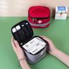 Portable First Aid and Epidemic Prevention Kit for Travel, Home, Outdoor, and Children's Emergency Medicine Storage