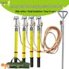 0.4KV Low Voltage Grounding Rod with 25 Sq. Soft Copper Wire - Spiral Power Ground Spike