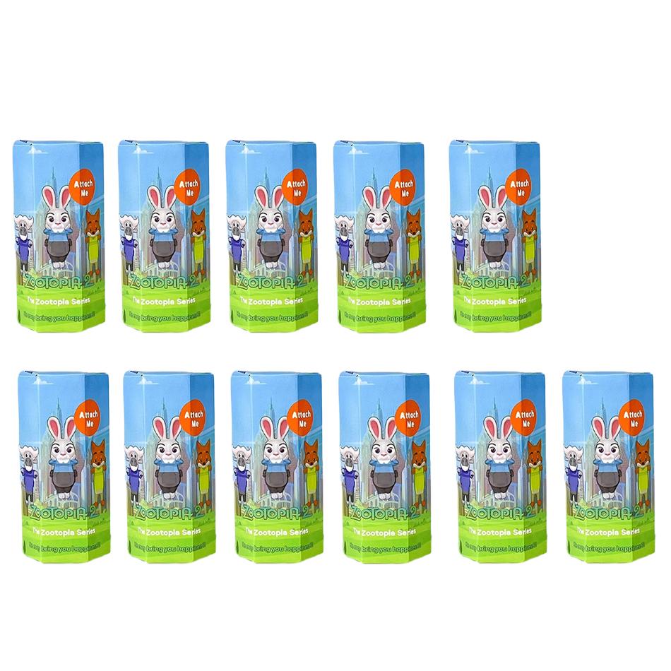 Cartoon Animal Rabbit Judy Fox Mr. Nick Model Toy for Kids Bedroom Decor Ideal Children's Birthday Christmas Gift