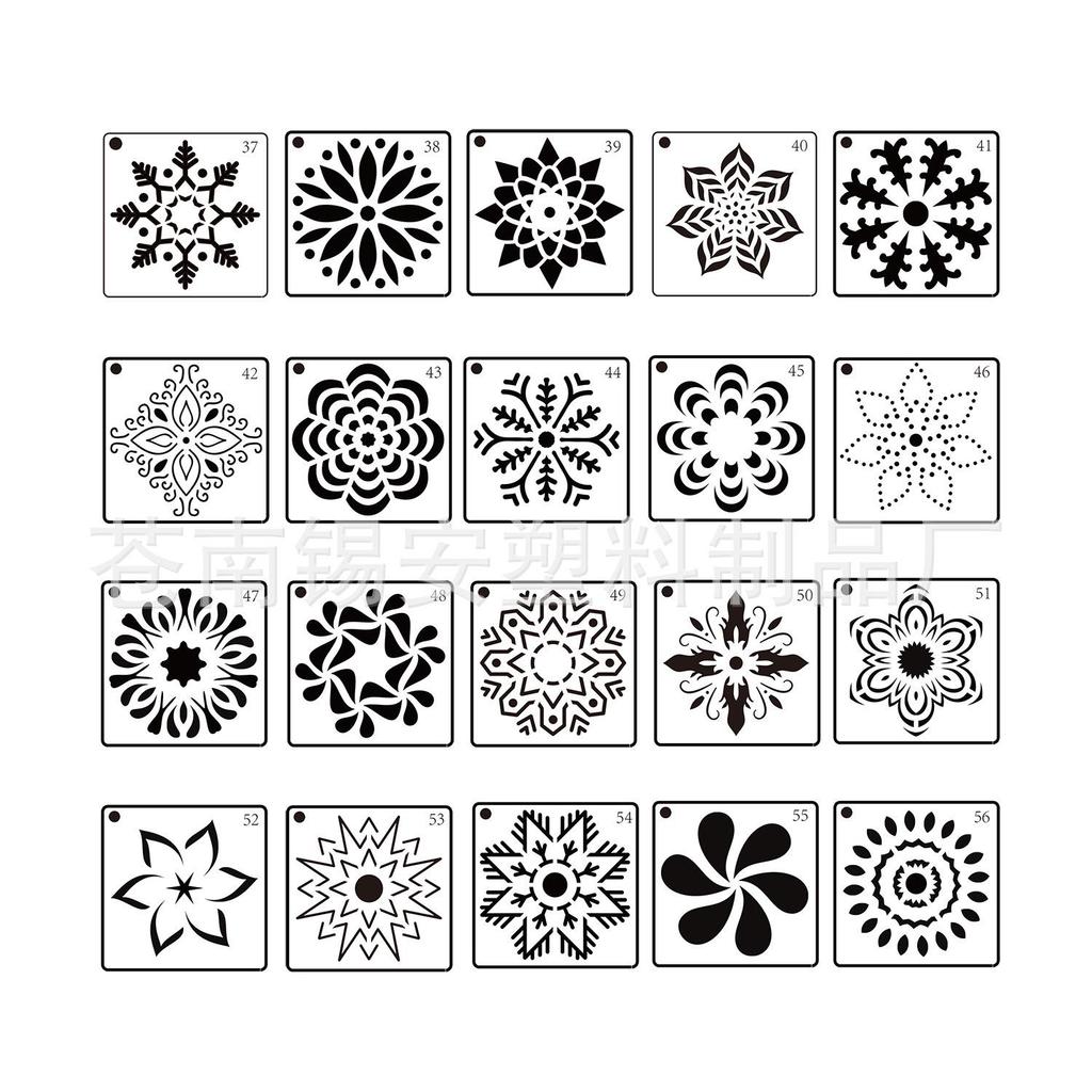 56 Mandala-Steinmalvorlagen - Kreative Schnitzformen für die Mandala-Kunst
