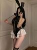 Women Sexy Lingerie Costume French Apron Maid Dress Cosplay Servant Lolita Hot Babydoll Dress Uniform Erotic Role Play Costume