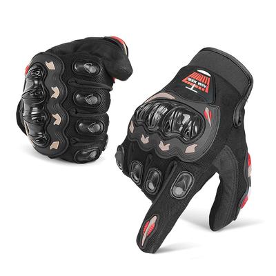 Motosiklet eldivenleri Nefes Tam Parmak Yarış Eldivenleri Açık Spor Koruma Sürme Çapraz Kir Bisiklet Eldiven Guantes Moto