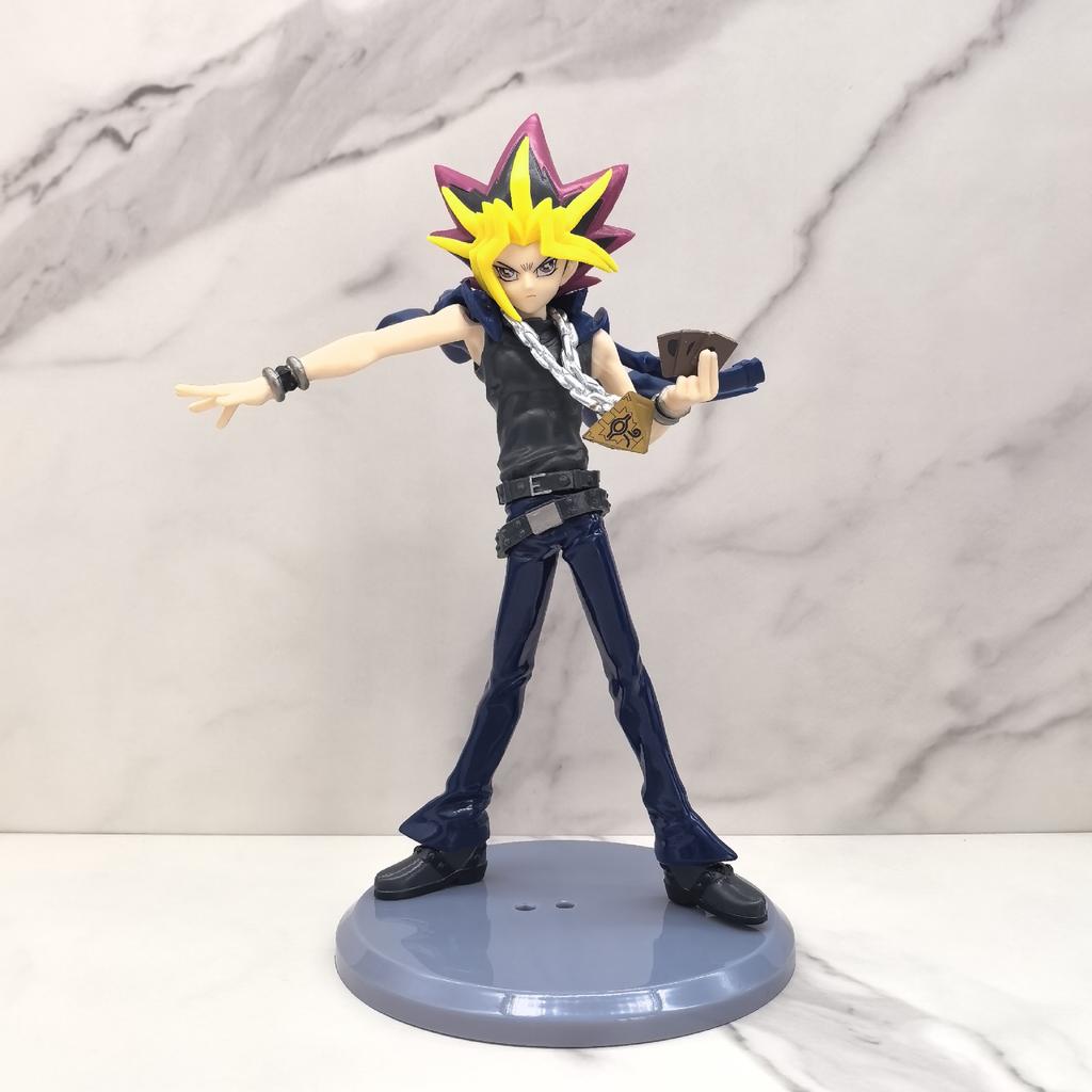 Yu-Gi-Oh! Wu Teng Dark Lord Action Figure Cartoon Animation Collectible Pharaoh Desktop Model Ornament for Duel Monsters Fans