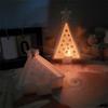 Flexible Silicone Mold Hollow Christmas Tree Decoration Mould Temperature Resistant Gypsum Mould for Candlestick