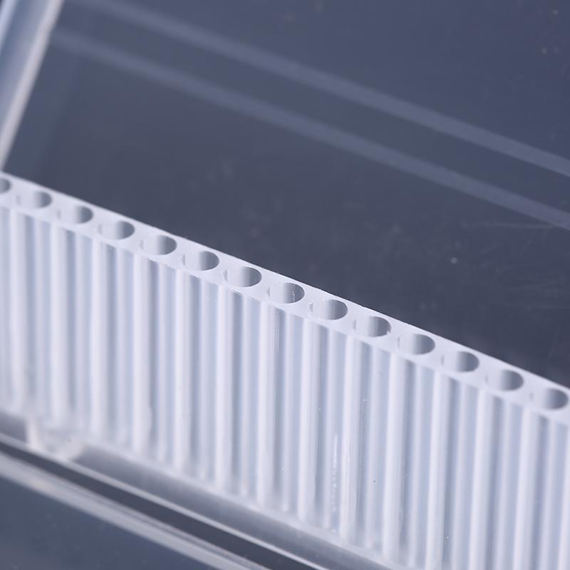 20 Hole Nail Drill Bits Box Plastic Display Stand Container For 3/32" Bits Drill