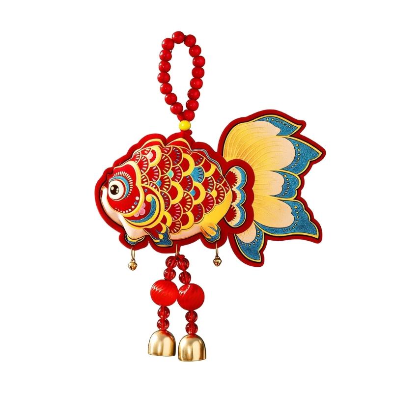 Strong Hook Fabric Festival Hanging Ornament For Chinese New Year Decoration Multi Purpose Accessories