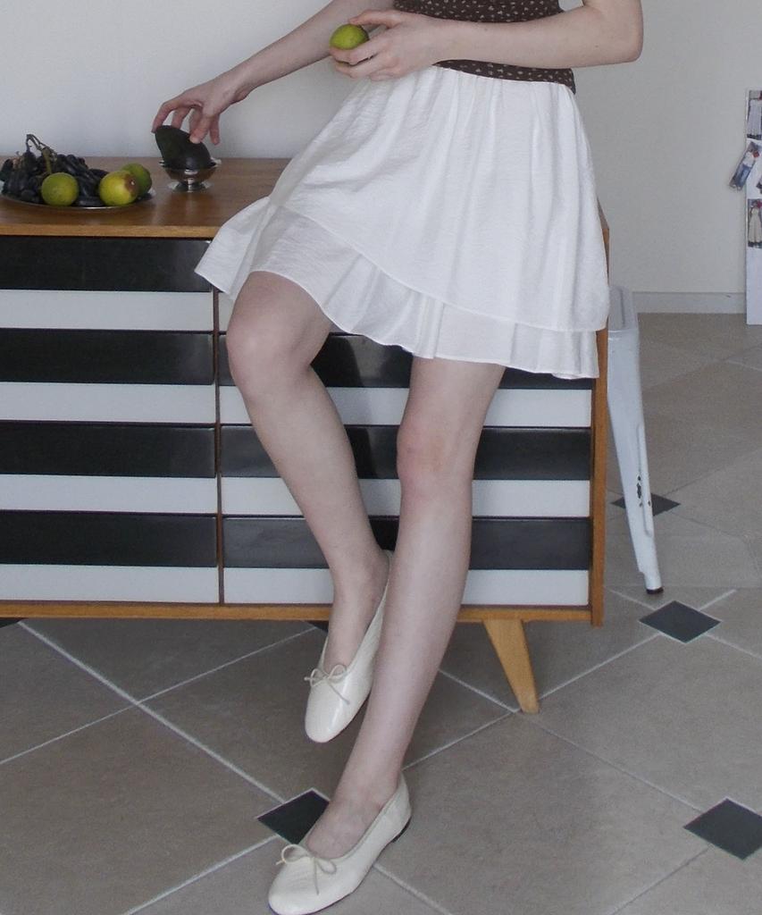 Soire (2Color)Layered Shirring Banding Skirt