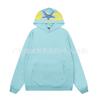 Mens Oversized Hooded Sweatshirt With Graphic Print - Cotton Blend Fall Winter Streetwear Style