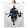 God of War Ragnarok Kratos and Atreus Throw Blanket Air Conditioner Soft Blanket for Office Home
