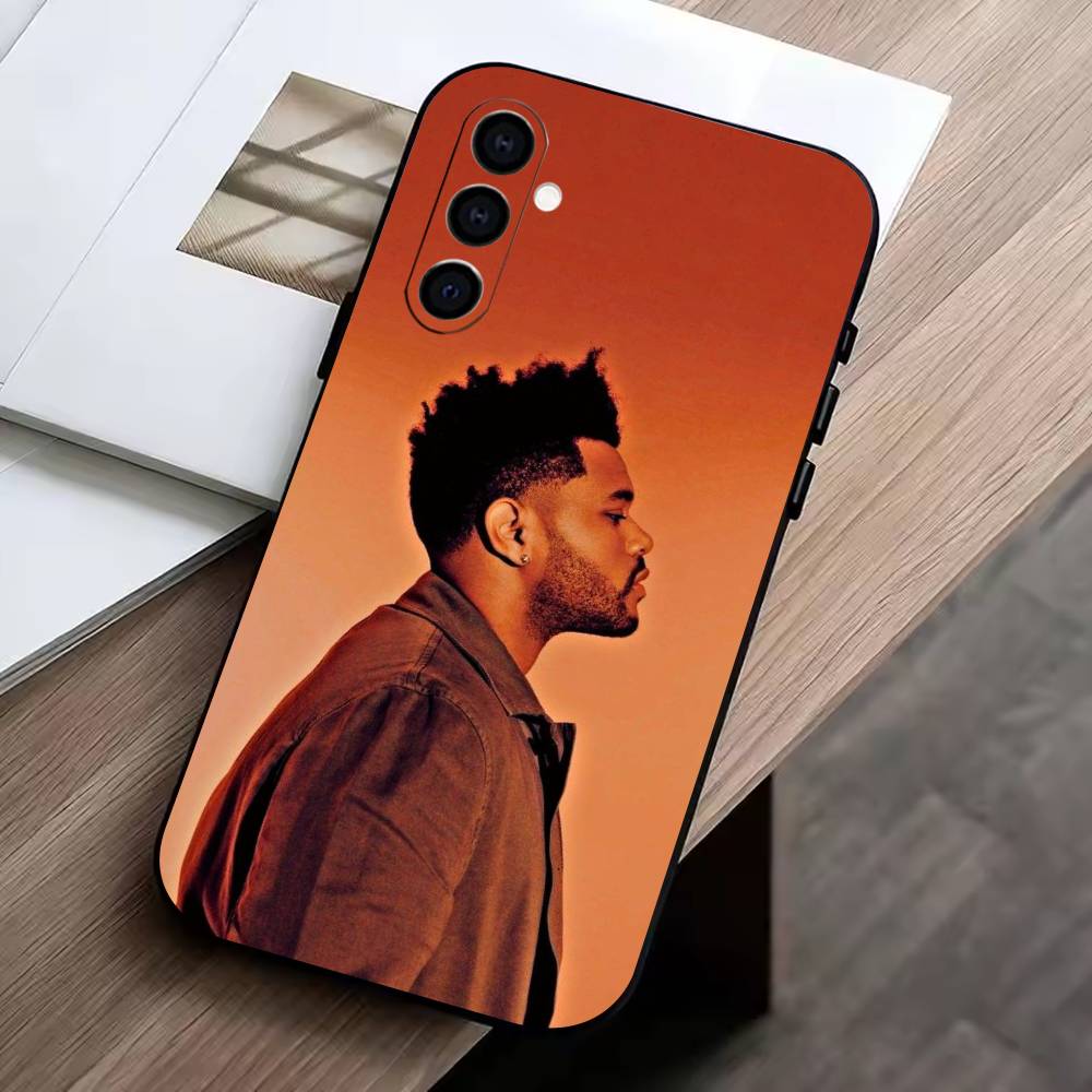 singer-The W-Weeknd XO Phone Case For Samsung Galaxy A73,A72,A71,A70,A53,A52,A51,Others Soft Black Cover