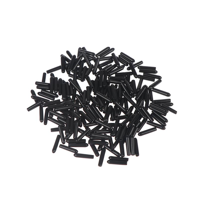 200 Pezzi Protezioni Filettate per Tubi in Plastica Tappi Terminali a Vite in Gomma PVC Resistente Coperchi Mozzo per Raccordi Hardware