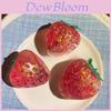 Strawberry Scented Stress Ball With Glitter Tpr Material For Hand Strengthening And Anxiety Relief