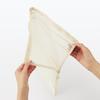 MUJI Nylon Mesh Fits A4 Width Height Depth Product 83767471 Bag-in-Bag, Vertical, Ivory, Size, 27cm, 34cm, 3cm, Number