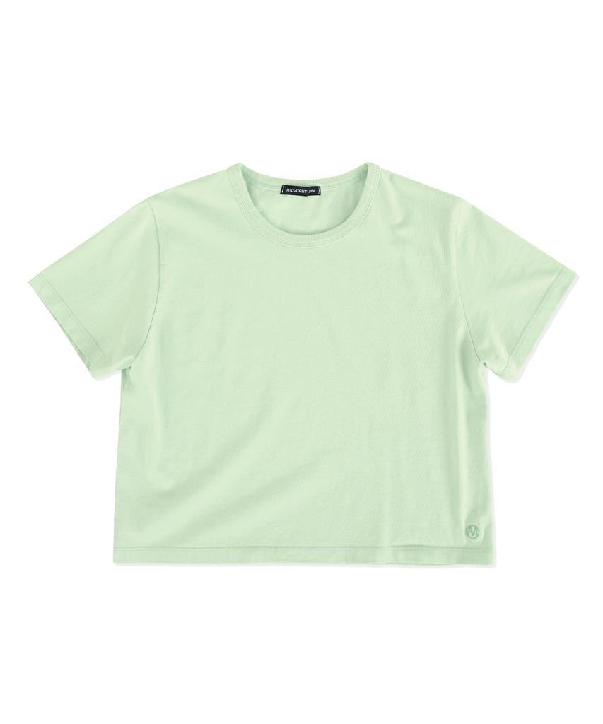 MIDNIGHT12AM Crop T-Shirt - Mint