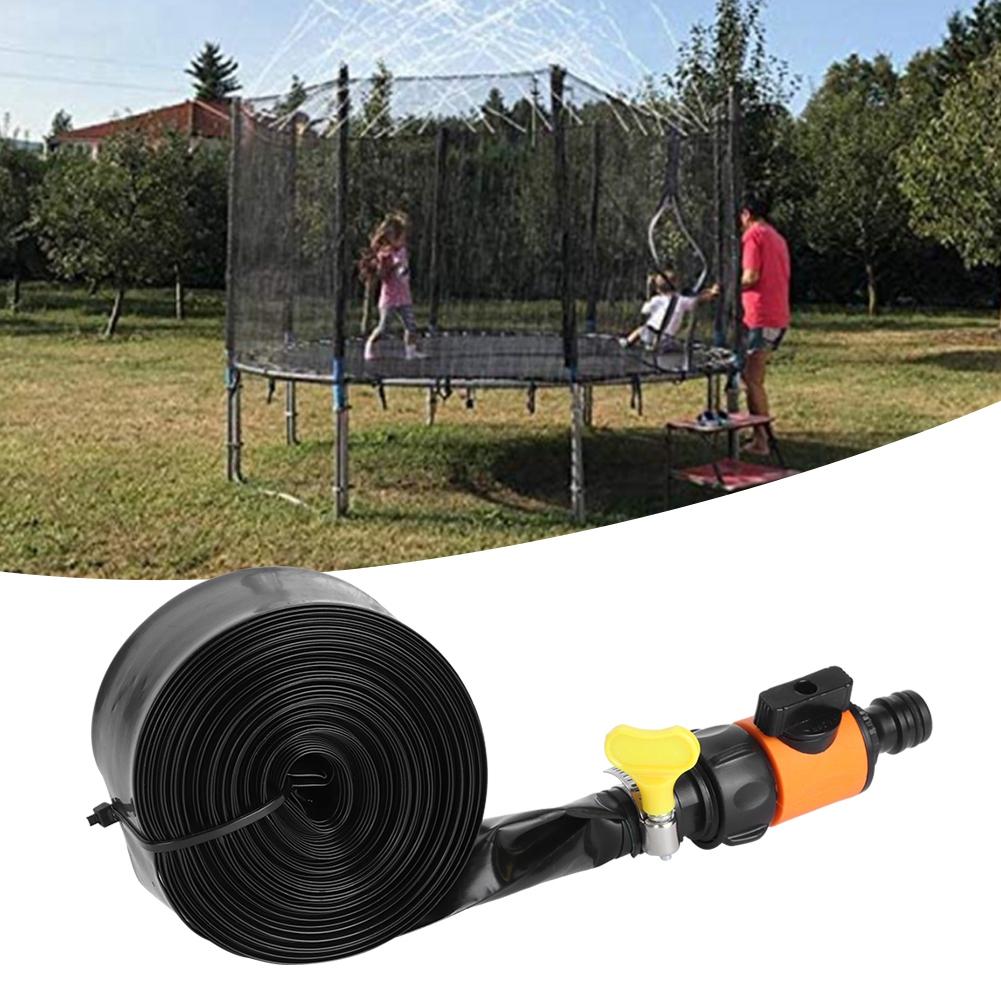 

Water Sprinkler Hose Garden Irrigation Cooling Tool Trampoline Sprinkler Children Outdoor Toys15m